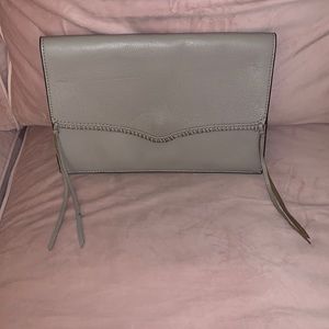 Rebecca Minkoff Grey Leather Clutch